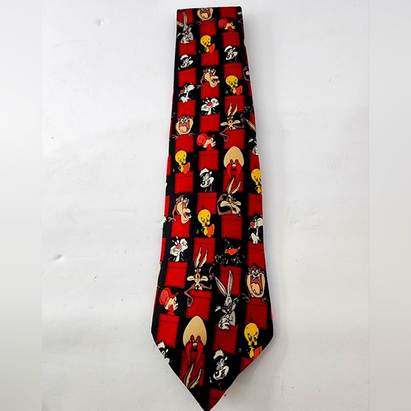 Vintage Looney Tunes Tie - Picture 1 of 3